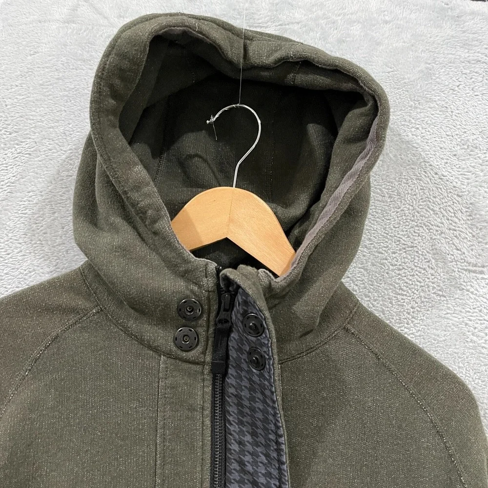 Lululemon Jacket Mens‎ Large Deep Cove Full Zip Hoodie High Neck Heavy Fleece